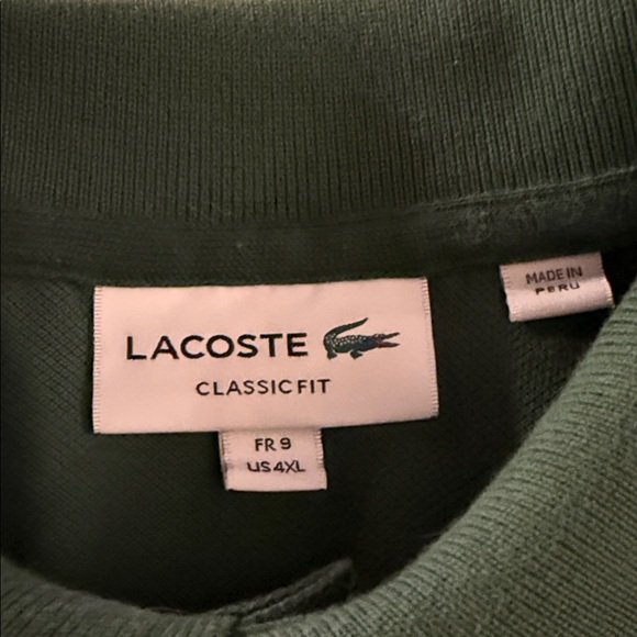 Lacoste Men's Polo Shirt in Forest Green - Picture 2 of 4